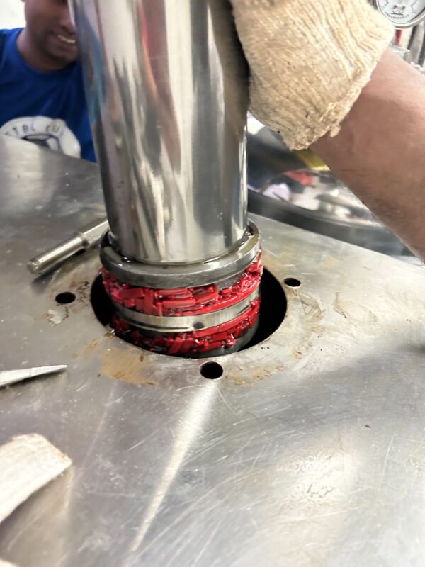 Damaged Hydraulic Cylinder Seal